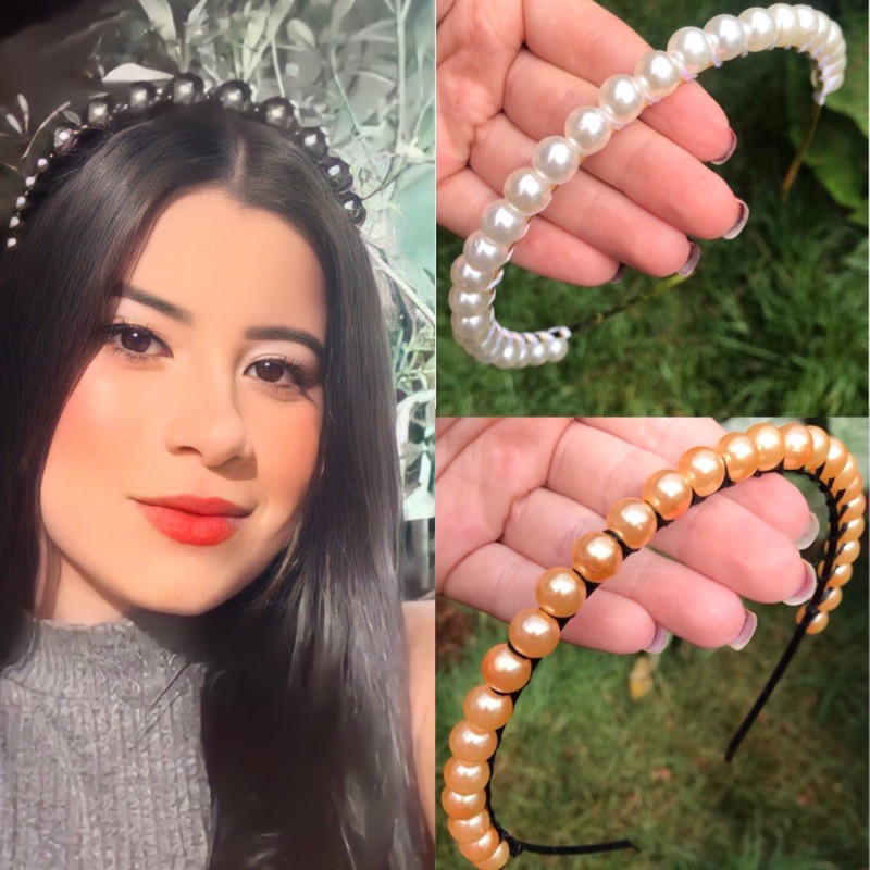 Tiara de pérolas / Arquinho de Perolas Acessórios feminino de cabelo