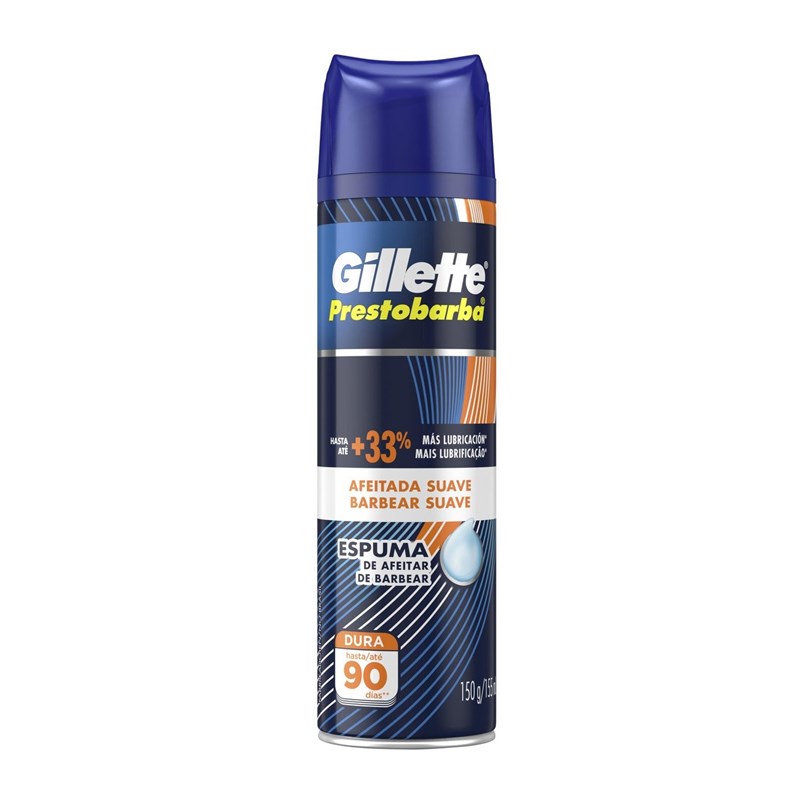 Espuma De Barbear Gillette Prestobarba 150 Gr Peles Normais