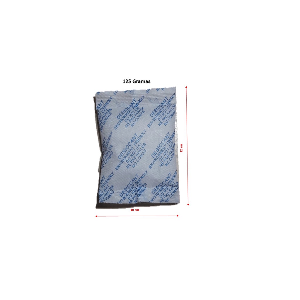 Silica Gel Desumidificador, Anti-mofo, Umidade,50 Sachês 125g