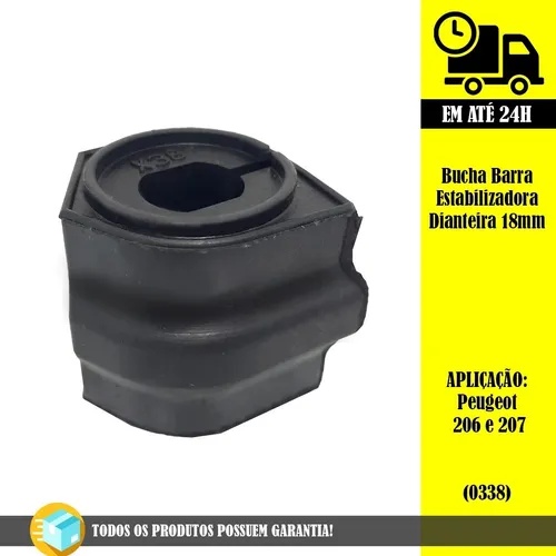 Bucha Barra Estabilizadora Dianteira 206 & 207 18mm (0338)
