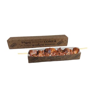 100 - Embalagem Espetinho Churasco Delivery - Al-g46 em Oferta na Shopee