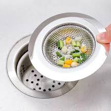 Ralo para Pia Peneira com Bordas 11,5cm em Inox Facil de usar prático Lavável Pia de louça tanque