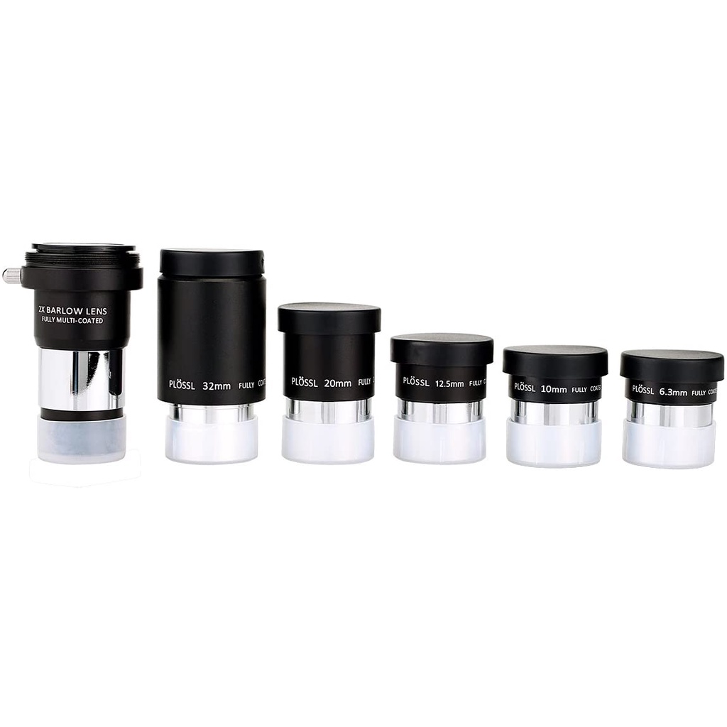 Svbony 1.25 Polegadas Plossl Ocular De 6.3mm 10mm 12.5mm 20mm 32mm 2X Kit De Acessórios Telescópio Barlow Astronomica