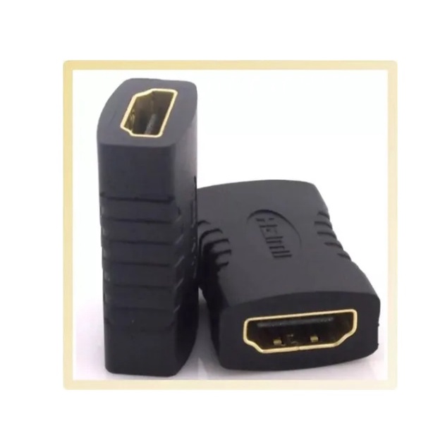 Adaptador Hdmi Femea X Femea Emenda Extensor Conector Cabo