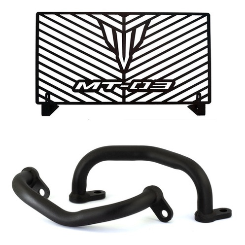 Protetor Motor + Protetor Radiador + Slider Tras Mt-03 15/22