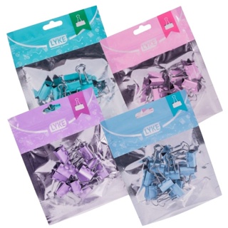 Binder Clips Para Papel Tom Pastel 12 Unidades 19Mm Ziper Bag em Oferta na Shopee