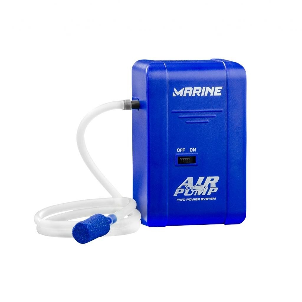 Oxigenador Para Iscas Vivas Marine Sports Air Pump 12v / Pilha - Azul em Oferta na Shopee