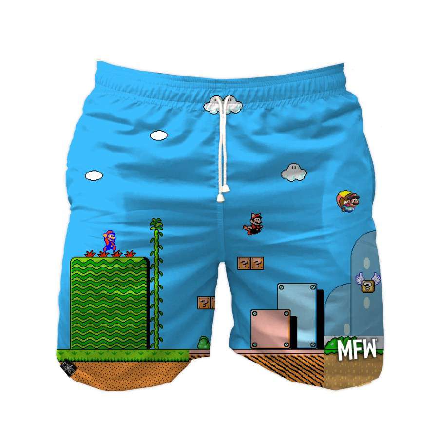 Short Super Mario com bolsos em Oferta na Shopee