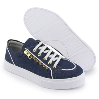 TÊNIS SAPATENIS JEANS CASUAL FEMININO