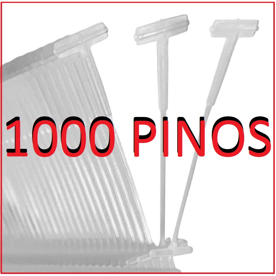 1000 Pino Plástico p Aplicador de Etiquetas / Tag em Oferta na Shopee