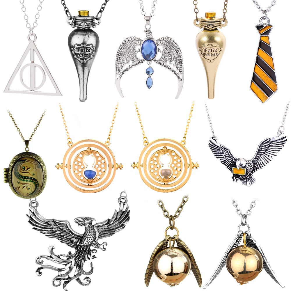 Harry Potter Tempo Colar Conversor Pingente Cosplay Jóias Acessórios