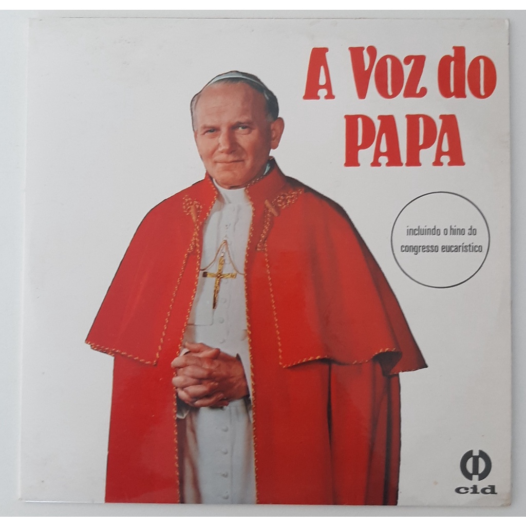 LP Compacto A Voz do Papa João Paulo I I