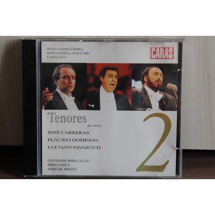 CD Três Tenores - Coleção Caras Ao Vivo Vol. 2