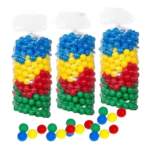 15 Bolinhas P/ Piscina de Bolinhas 76mm - Qualidade Impecável