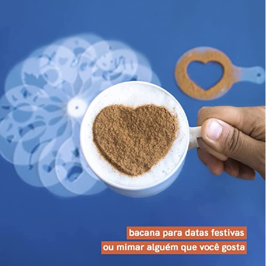 Molde para decoracao de bebidas e comidas