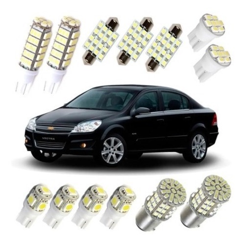 Kit Lampadas Led Vectra Elite Elegance Gt Pingo
