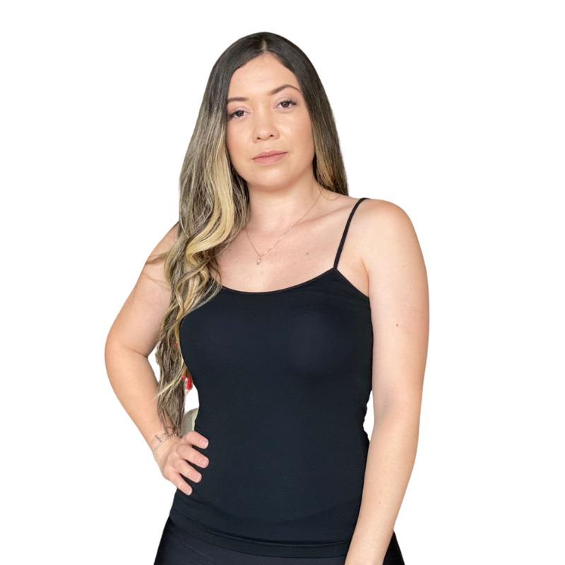 Blusa de Alcinha Regata blusinha básica Lisa feminina em Oferta na Shopee