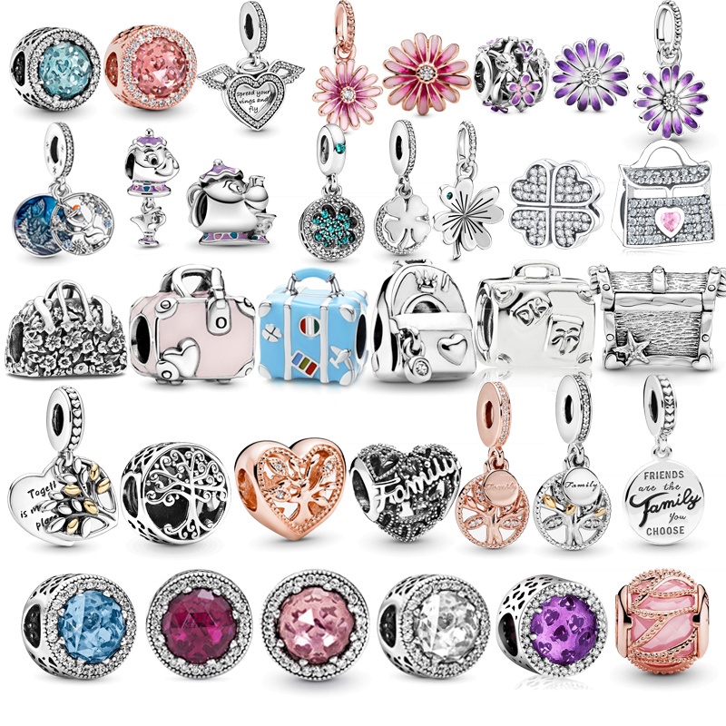 Pand * ora Acessórios Família Novas Contas De Prata Charm Beads Fit Charms et BagJewelry Making 2022 DIY gifts for ladies/girls p818