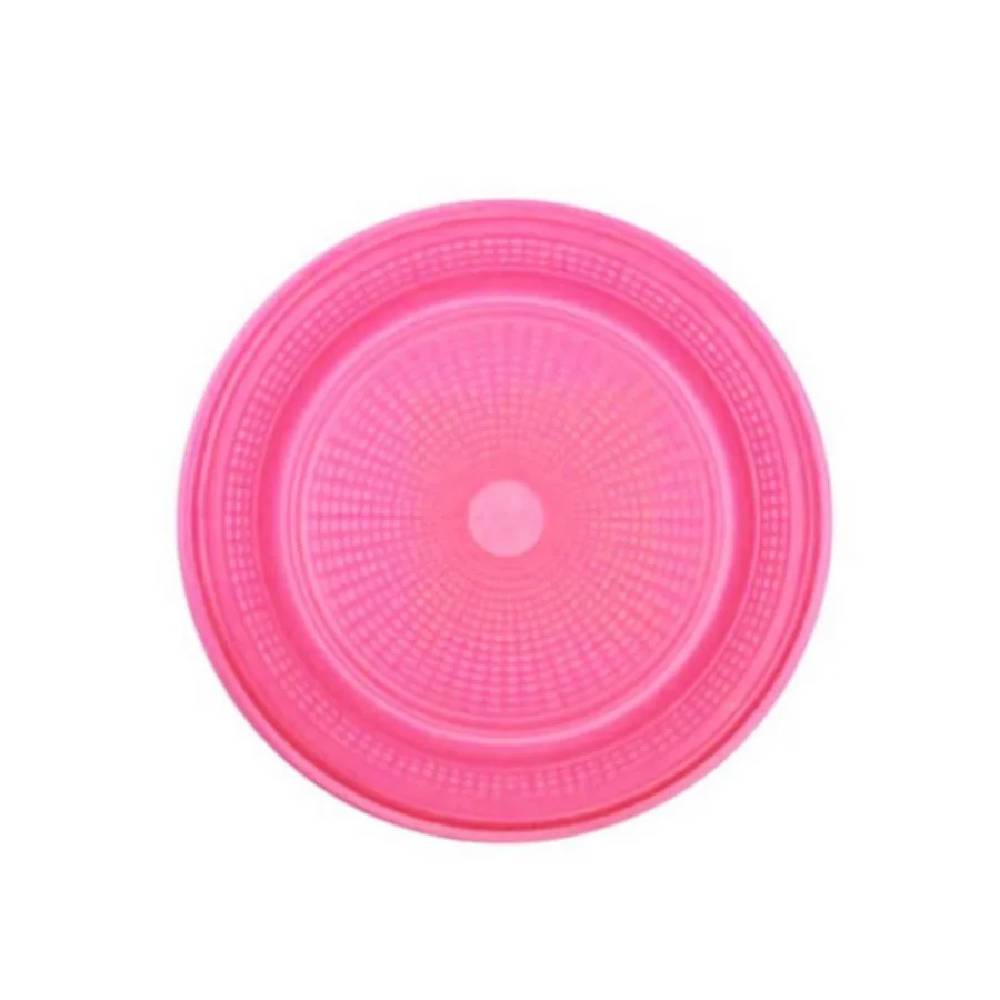 Prato Bolo Descartável 15cm Rosa Pink 10 un - Trik Trik