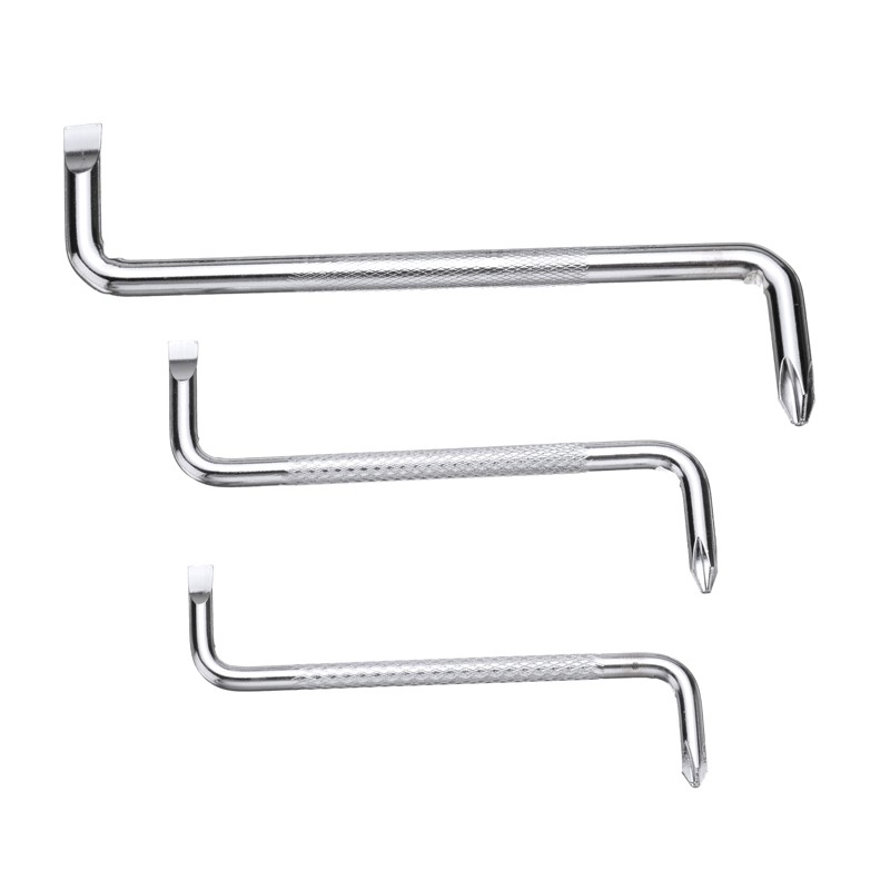 3 Pçs 5 6 8mm 90 Graus Z-Forma Chaves De Fenda Com Offset Pequeno Espaço Ferramenta De Reparo Conjunto De Ferramentas Ma