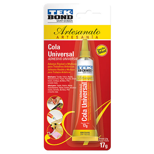 Cola Universal Tek Bond 17g Artesanato