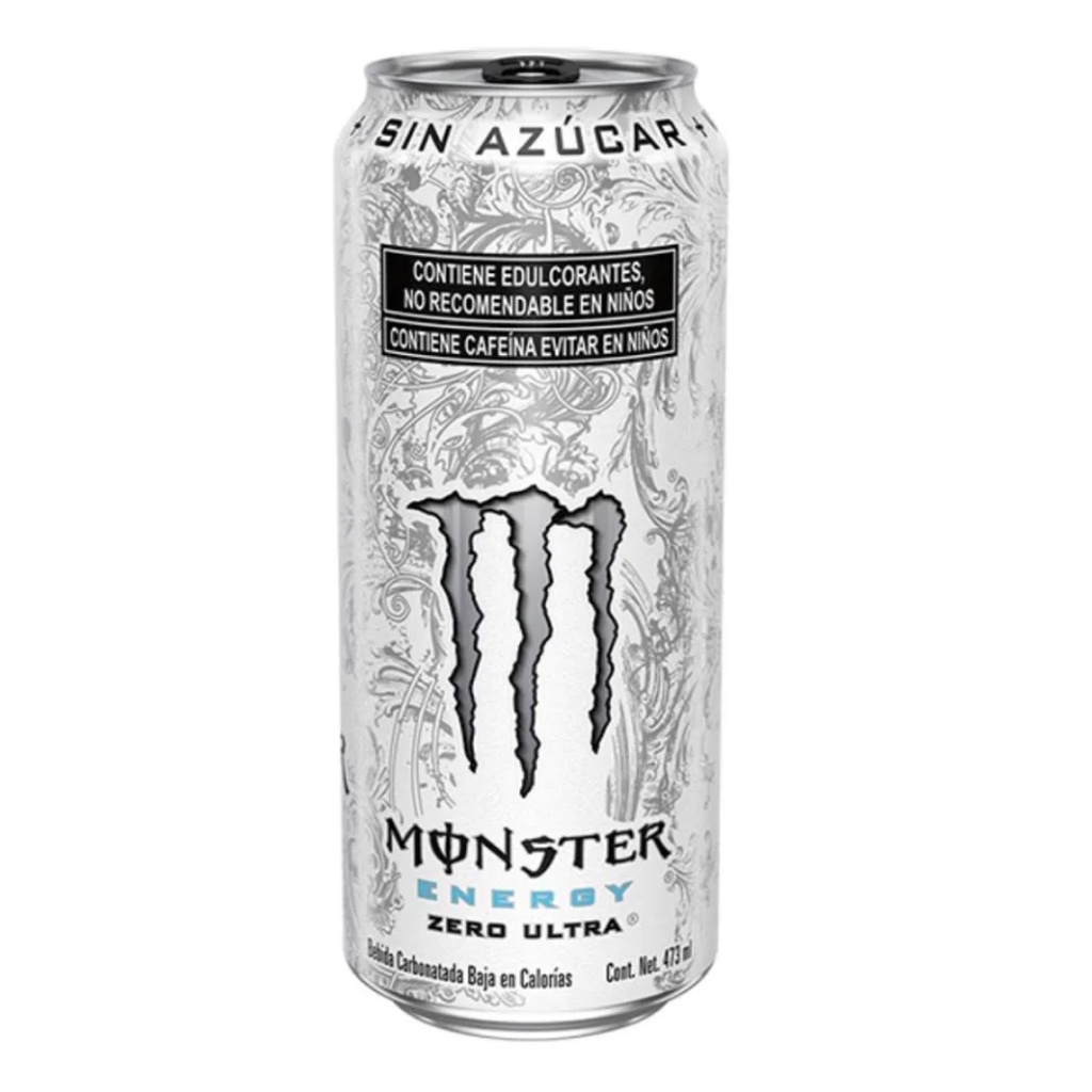 Energético Monster Ultra Zero Açúcar com 473ml - Pack C/6 Unidades