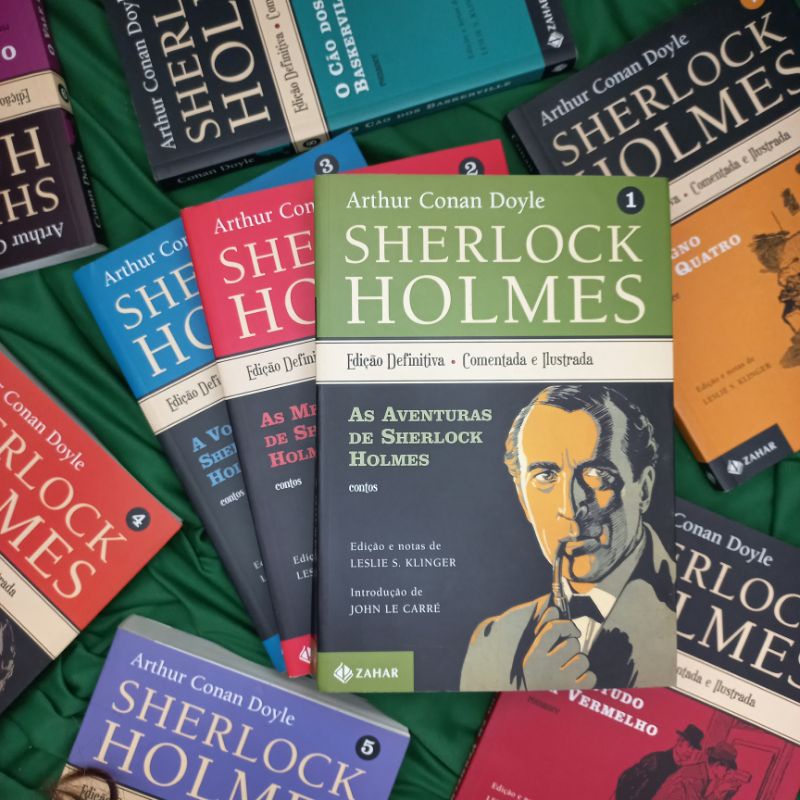Complete sua Coleção Sherlock Holmes Edição Definitiva Zahar Aventuras Memórias Volta de Último