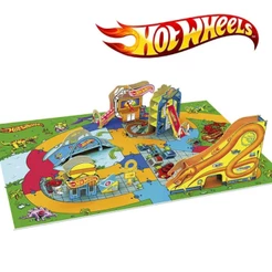 Quebra-cabeças Playset Cidade Cobra Hot Wheels 81 Peças Xalingo - 2320.9