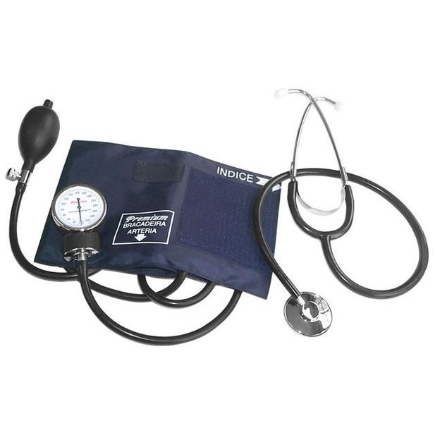 Esfigmomanômetro Premium com Estetoscópio
