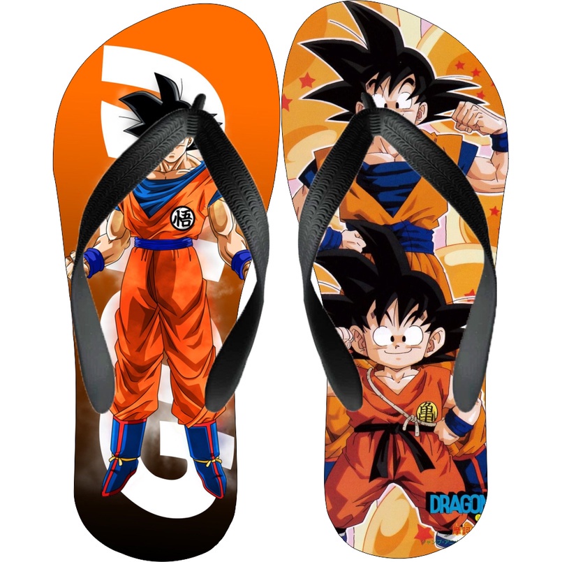 Chinelo Sandália Infantil Goku Dragon Ball Exclusivo Adulto E Infantil  Ref335 | Shopee Brasil