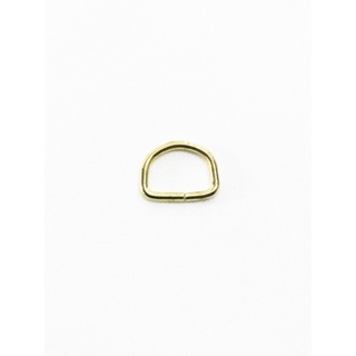 Meia Argola 1 cm / 10mm Dourado Borda Fina - 50 Un. em Oferta na Shopee