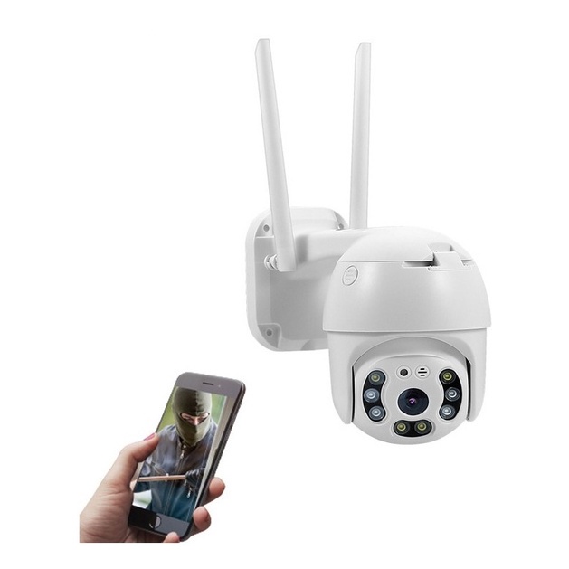 Camera Wifi Ip Hd Rotativa Externa Visao Noturna Prova Dagua Yoosee