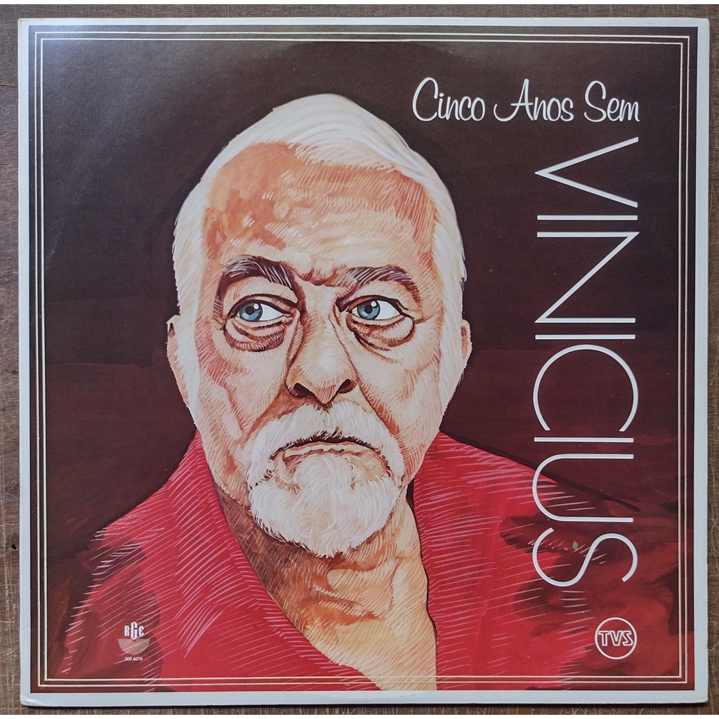 Lp Vinicius De Moraes Toquinho Cinco Anos Sem Vinicius Vinil