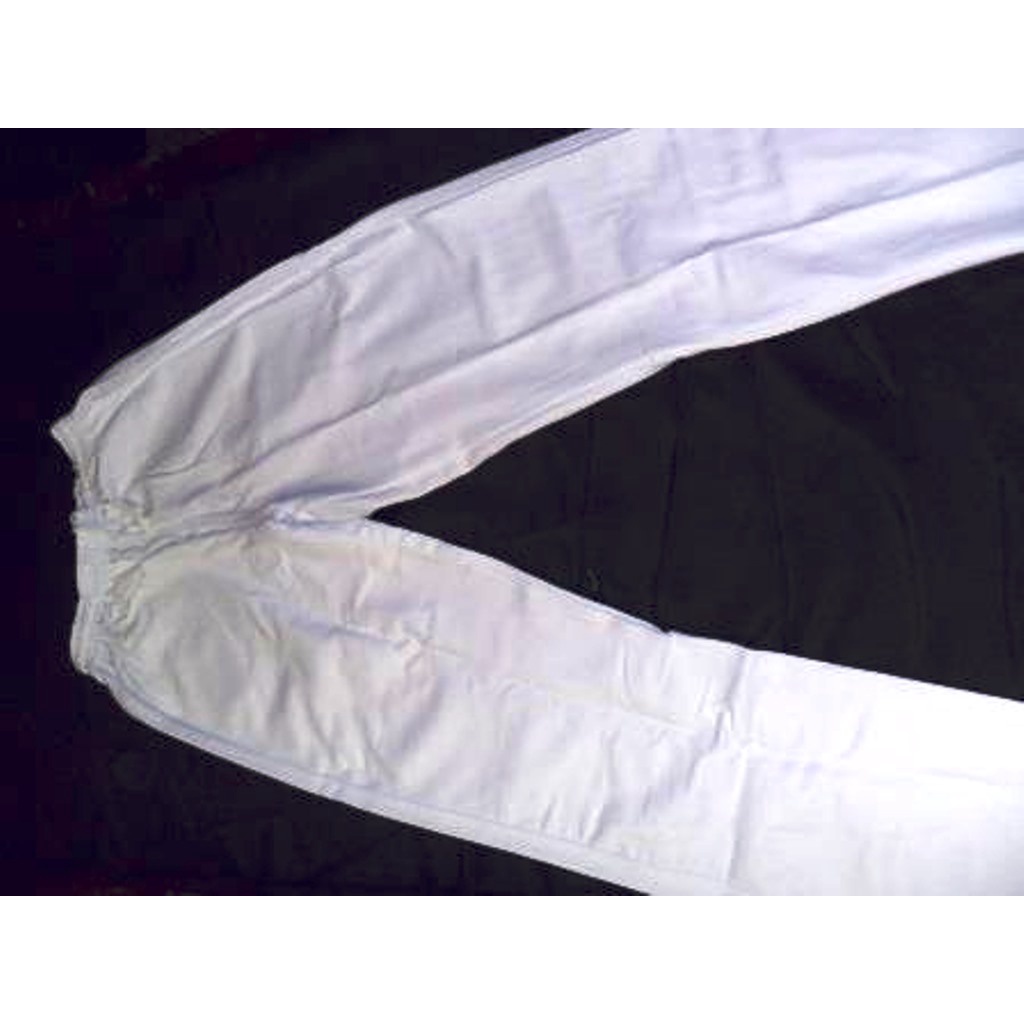 Calça branca Uniforme unissex 1bolso em Oferta na Shopee