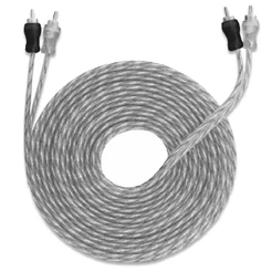 Cabo Rca Svart 5 Metros Plus Metal Injetado Para Som Automotivo
