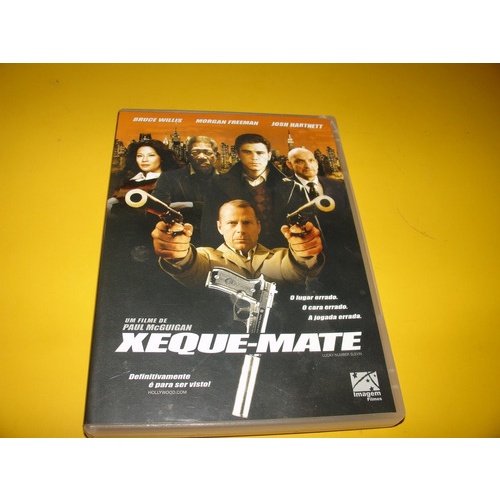 Dvd Xeque Mate Bruce Willis Morgan Freeman Supense Até O Fin