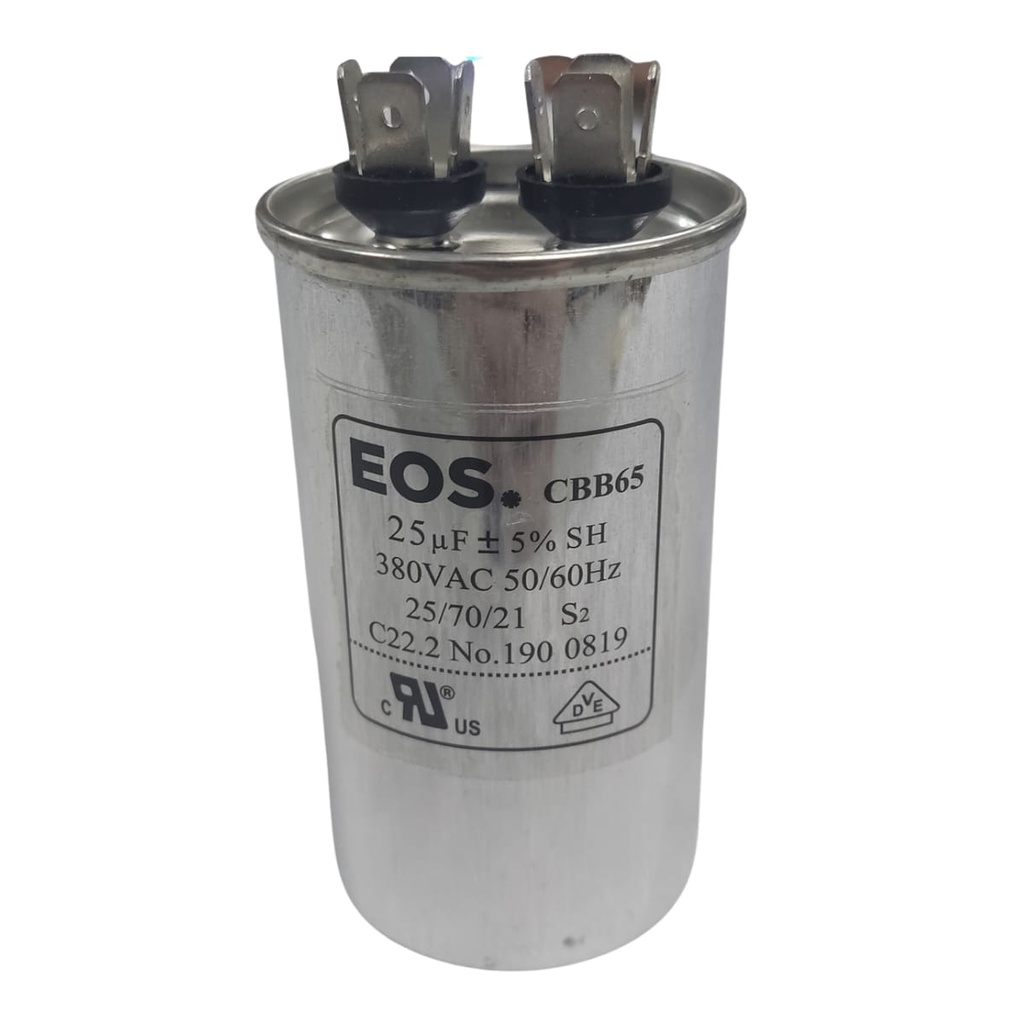 Capacitor 25Uf MFD 380V para Ar Condicionado Split inverter e Convencional