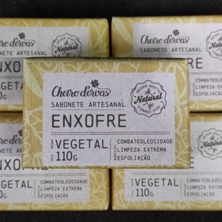 ENXOFRE sabonete artesanal 110g (Cheiro Dervas) UNIDADE