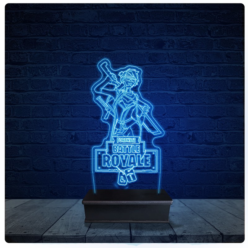 Luminária Led Acrilico Abajur - Fortnite Jogo 07
