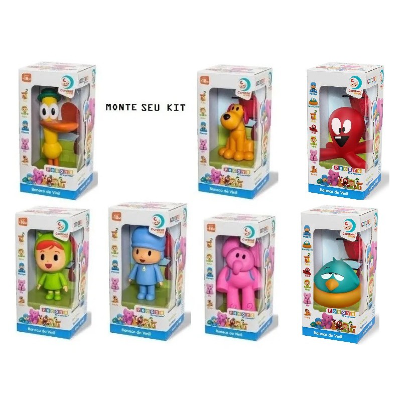 Pocoyo Nina Loula Pato Elly Sonequita Fred  Bonecos De Vinil Unidade a sua escolha Monte seu Kit
