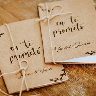 Caderno de Votos Livro de votos Personalizado Kraft 02 und em Oferta na Shopee