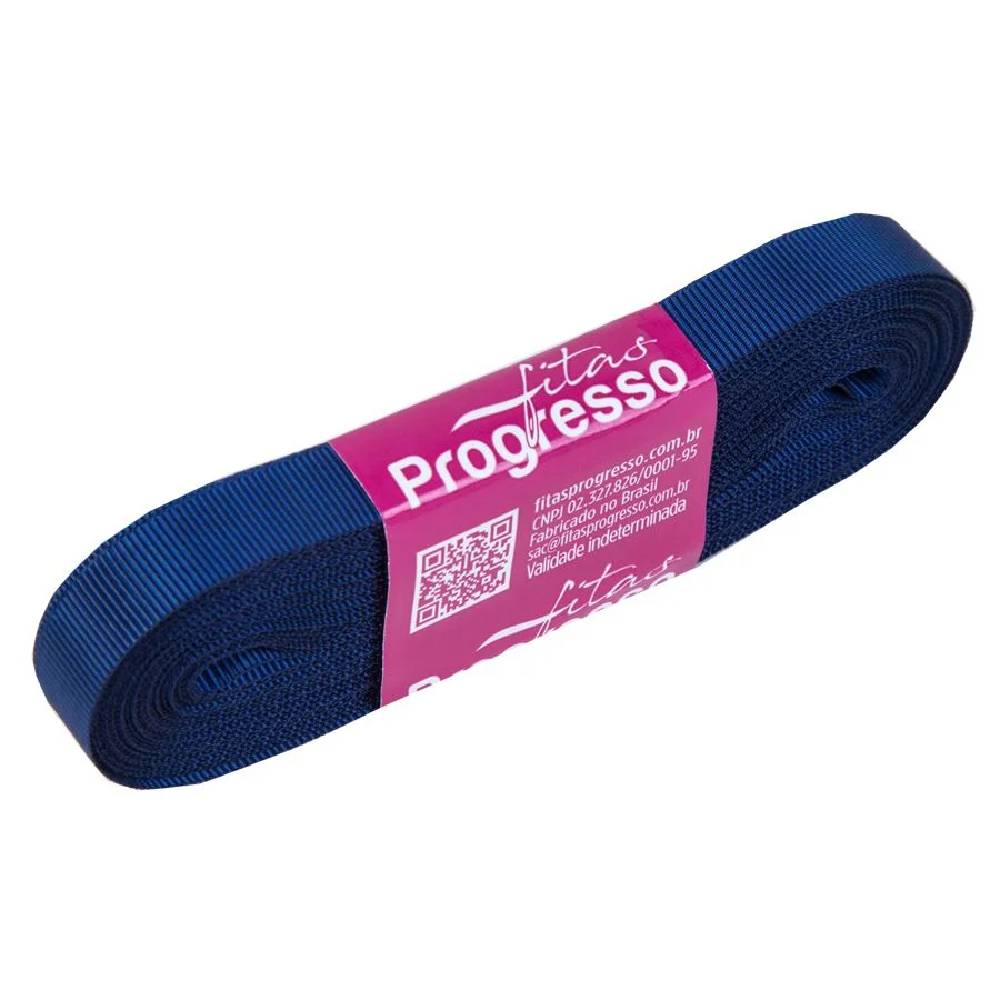 Fita Gorgurão Progresso 11mm nº2 - 10m 215 Azul Marinho - 1un