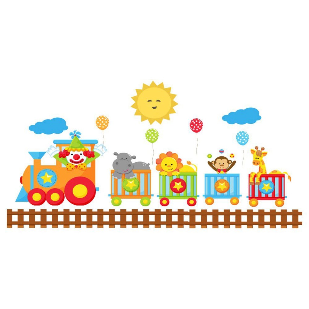 Adesivo de Parede infantil Baby Circo Safari em Oferta na Shopee