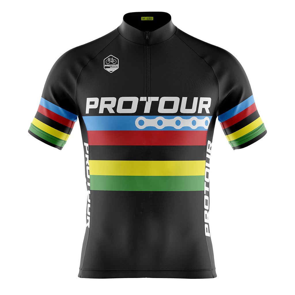 Camisa Ciclismo Camiseta Ciclista Roupa de Ciclismo Masculina Mountain Bike Pro Tour UCI Com Bolsos UV 50+