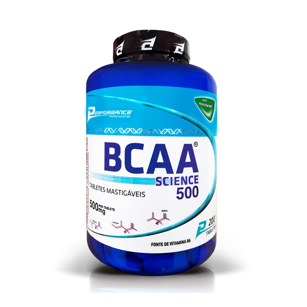 BCAA Science 500mg Tablete Mastigável 200 Tabs. - Performance Nutrition
