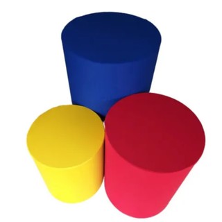 trio de capas para mesa cilindro veste facil lavável cores a sua escolha