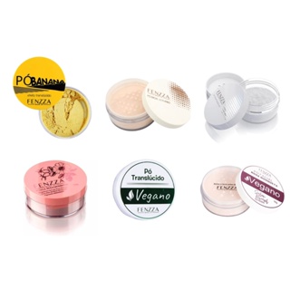 Fenzza - Pó Facial Translúcido/Rosa Mosqueta/Banana/Ultrafino em Oferta na Shopee