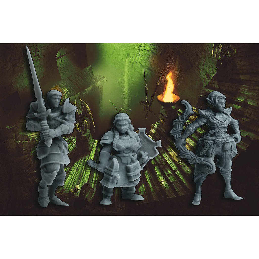 Miniaturas Aventureiros Expansion Rpg Dungeons and Dragons Dnd (03 Unidades)