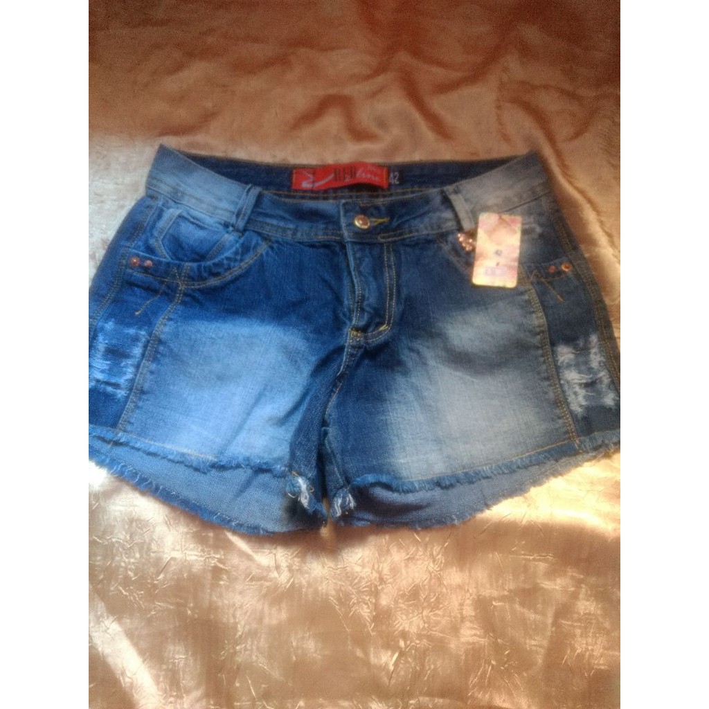 short jeans tamanho 42