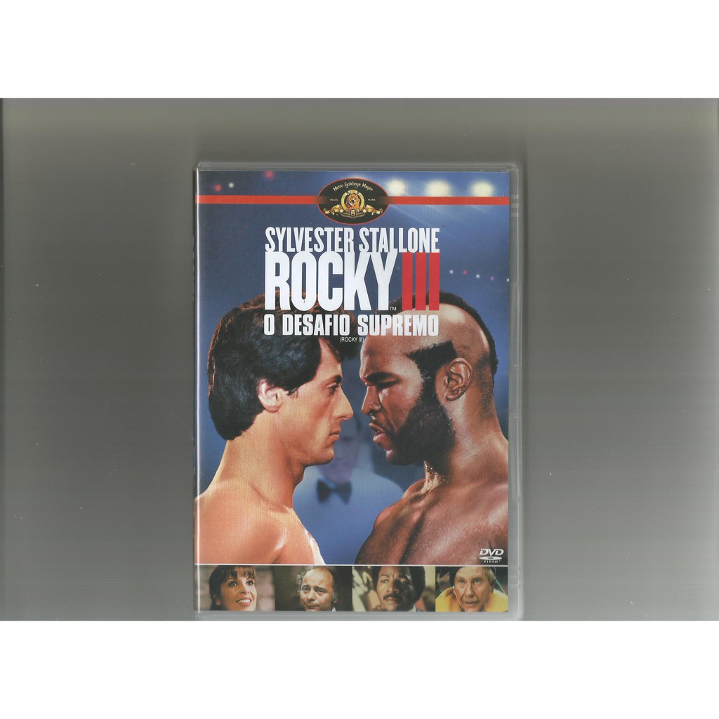 DVD * ROCKY  3 O DESAFIO SUPREMO * SYLVESTER STALLONE - IMPECÁVEL